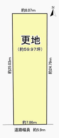 京都市北区小山下初音町 物件間取り画像